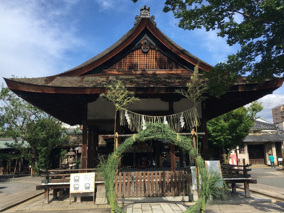 京都の6月は夏越の祓、茅輪くぐり